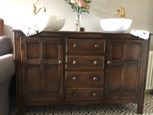 Gorgeous Ercol double vanity