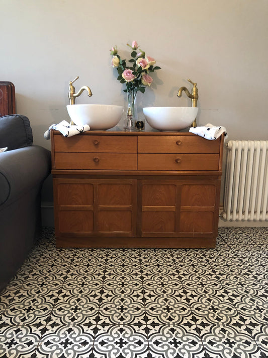 Very special Nathan double vanity