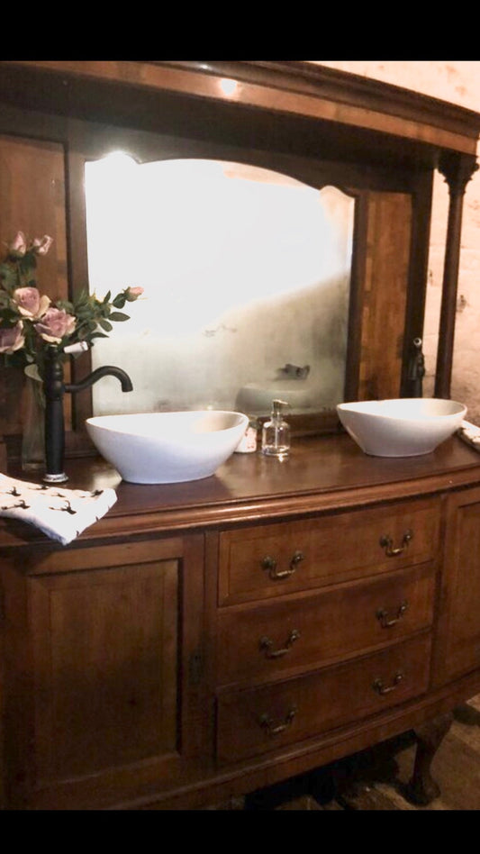 Beautiful large dresser double vanity