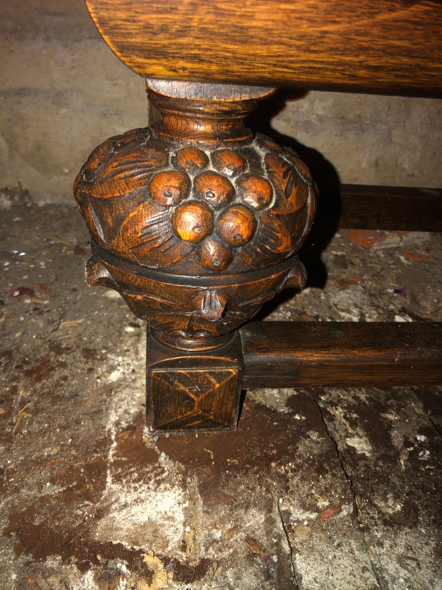 Wonderfully carved double vanity
